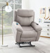 Chriki - Polished Power Motion Recliner With Lift Heating Massage Chair