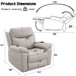 Chriki - Polished Power Motion Recliner With Lift Heating Massage Chair