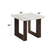 Edwyn - Natural Marble Top End Table