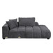 Chosen - Sectional Sofa With Toss Pillows And Chaise