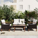 4 Piece Garden Furniture, Patio Seating Set