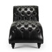 Tufted Armless Chaise Lounge