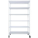 6 Tier 6000Lbs Capacity Nsf Metal Shelf Wire Shelving Unit, Heavy Duty Adjustable Storage Rack With Wheels & Shelf Liners For Commercial Grade Utility Steel Storage Rack