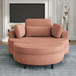 Sofa With Two Throw Pillows And A Waist Pillow With An Extra Tray For Comfortable Seating In Small Apartment Bedrooms
