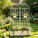 Metal Garden Rustproof Trellis For Climbing Plants Outdoor Flower Support