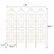 Metal Garden Rustproof Trellis For Climbing Plants Outdoor Flower Support