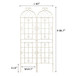 Metal Garden Rustproof Trellis For Climbing Plants Outdoor Flower Support