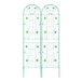 Metal Garden Trellis Rustproof Trellis For Climbing Plant Outdoor Flower Support