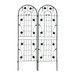 Metal Garden Trellis Rustproof Trellis For Climbing Plant Outdoor Flower Support