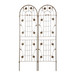 Metal Garden Trellis Rustproof Trellis For Climbing Plant Outdoor Flower Support