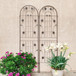 Metal Garden Trellis Rustproof Trellis For Climbing Plant Outdoor Flower Support