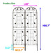 Metal Garden Trellis Rustproof Trellis For Climbing Plant Outdoor Flower Support