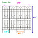 Metal Garden Trellis Rustproof For Climbing Plants Outdoor Flower Support