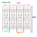 Metal Garden Trellis Rustproof For Climbing Plants Outdoor Flower Support