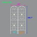 Garden Metal Trellis Rustproof Trellis For Climbing Plants Outdoor Flower Support