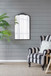 Arch Mirror, Baroque Inspired Wall Decor For Bathroom, Bedroom, Living Room
