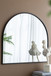 Arched Mirror With Metal Frame, Wall Mirror For Living Room Bedroom Entryway