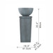 Zen Bowl Water Fountain, Outdoor Bird Feeder / Bath Fountains, Relaxing Water Feature For Garden
