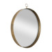 Round Mirror, Circle Mirror With Iron Frame For Living Room Bedroom Vanity Entryway, Hallway
