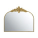 Arched Wall Mirror With Metal Frame, Wall Mirror For Living Room