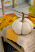 Weighted Pumpkin Ornament Decor For Holiday