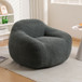 Giant Bean Bag Chair, Spacious Memory Foam With Armrests