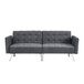 Futon Sofa Bed Convertible Folding Lounge Couch, Armrests