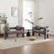 Modern Chenille Loveseat Sofa, Comfy Upholstered 2 Seater