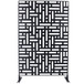 Decorative Freestanding Metal Privacy Screen For Indoor & Outdoor Use