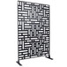 Decorative Freestanding Metal Privacy Screen For Indoor & Outdoor Use