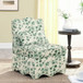 Stylish Flannel Dining Chair With Soft Cushion And Backrest