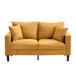 Modern Upholstered Loveseat Sofa, High Resilience