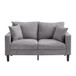 Modern Upholstered Loveseat Sofa, High Resilience