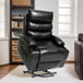 Large Size Electric Power Lift Recliner Chair Sofa With 8 Point Vibration Massage And Lumbar Heat