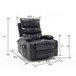 Large Size Electric Power Lift Recliner Chair Sofa With 8 Point Vibration Massage And Lumbar Heat