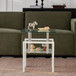 Tempered Glass Table With Storage