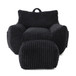 Giant Bean Bag Chair With Armrests And Footstool