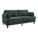 Chenille 2 Seater Sofa With LED Light, USB Charging Port, And Storage Bag