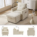 Multifunctional Chenille Recliner Sofa With Storage And Phone Bracket