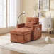 Multifunctional Chenille Recliner Sofa With Storage And Phone Bracket