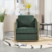 Corduroy Barrel Chair, 360 Degree Swivel