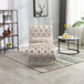 Chaise Lounge Indoor, Button Tufted Upholstered Chaise Lounge Chair With Pillow