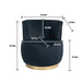 360 Degree Swivel Cuddle Barrel Accent Sofa Chair