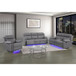 Blanche - Reclining Set With LED Lights With Pillow Top Arms