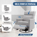 Modern Upholstered Rocker Nursery Chair Plush Seating Glider Swivel Recliner Chair