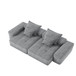 Modern Oversized Diy Combination Modular Sectional Sofa With Pillows