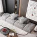 Modern Oversized Diy Combination Modular Sectional Sofa With Pillows
