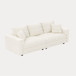 4 Seat Sofa, Modern Comfy Upholstered Sofa Cloud Couch, Deep Seat Couches With Soft Pillows