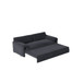 Pull Out 3 In 1 Convertible Sleeper Sofa With Side Storage, Multi Functional