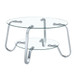 Retro Minimalist Style Metal Frame Double Layer Tempered Glass Coffee Table